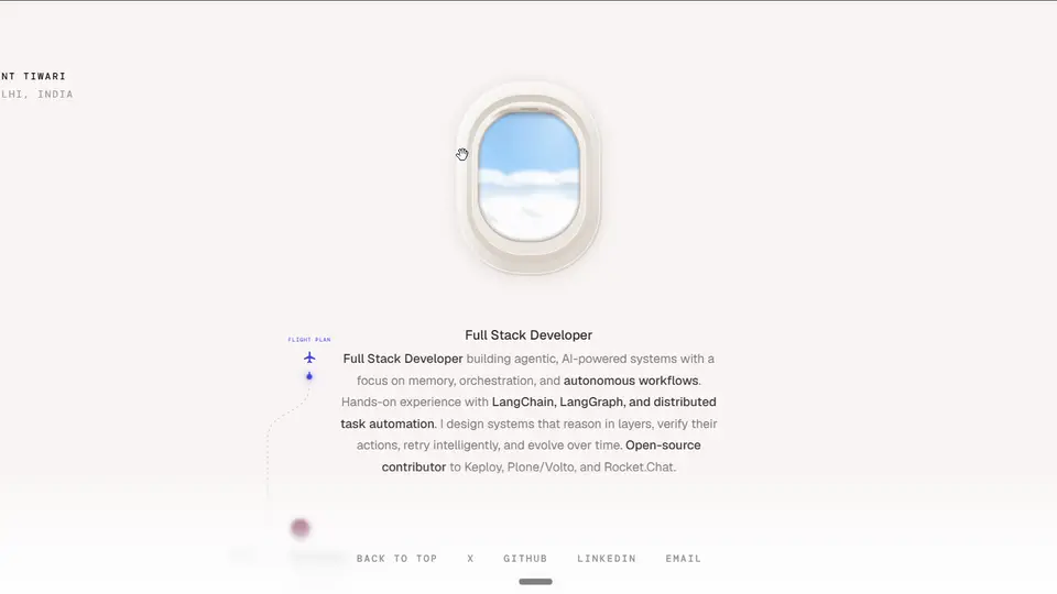 The Flight Plan template